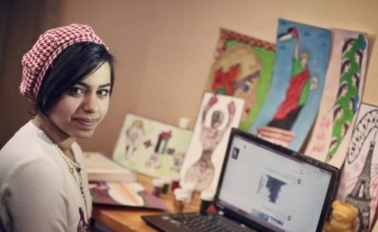 "بارسم عشان أحكي اللي بنعيشه في غزة": حوار مع بنت فلسطينية بتقاوم الحرب بالفن