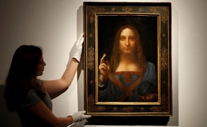 لوحة "المسيح" لدافنشي هتتعرض في متحف اللوفر في أبو ظبي