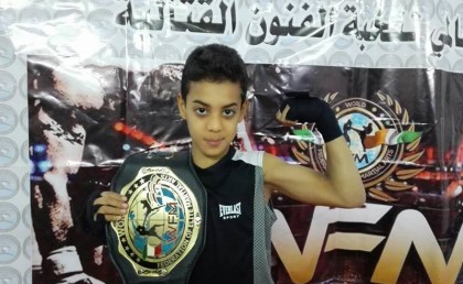 كويتي ضرب طفل مصري كسب المركز الأول في بطولة الـkickboxing